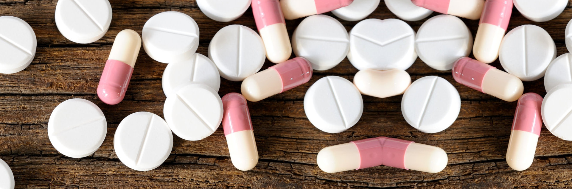 medicine capsules and tablets